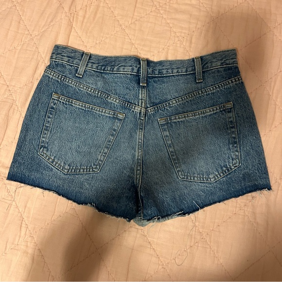 High Rise Denim Mini Shorts - Picture 2 of 5